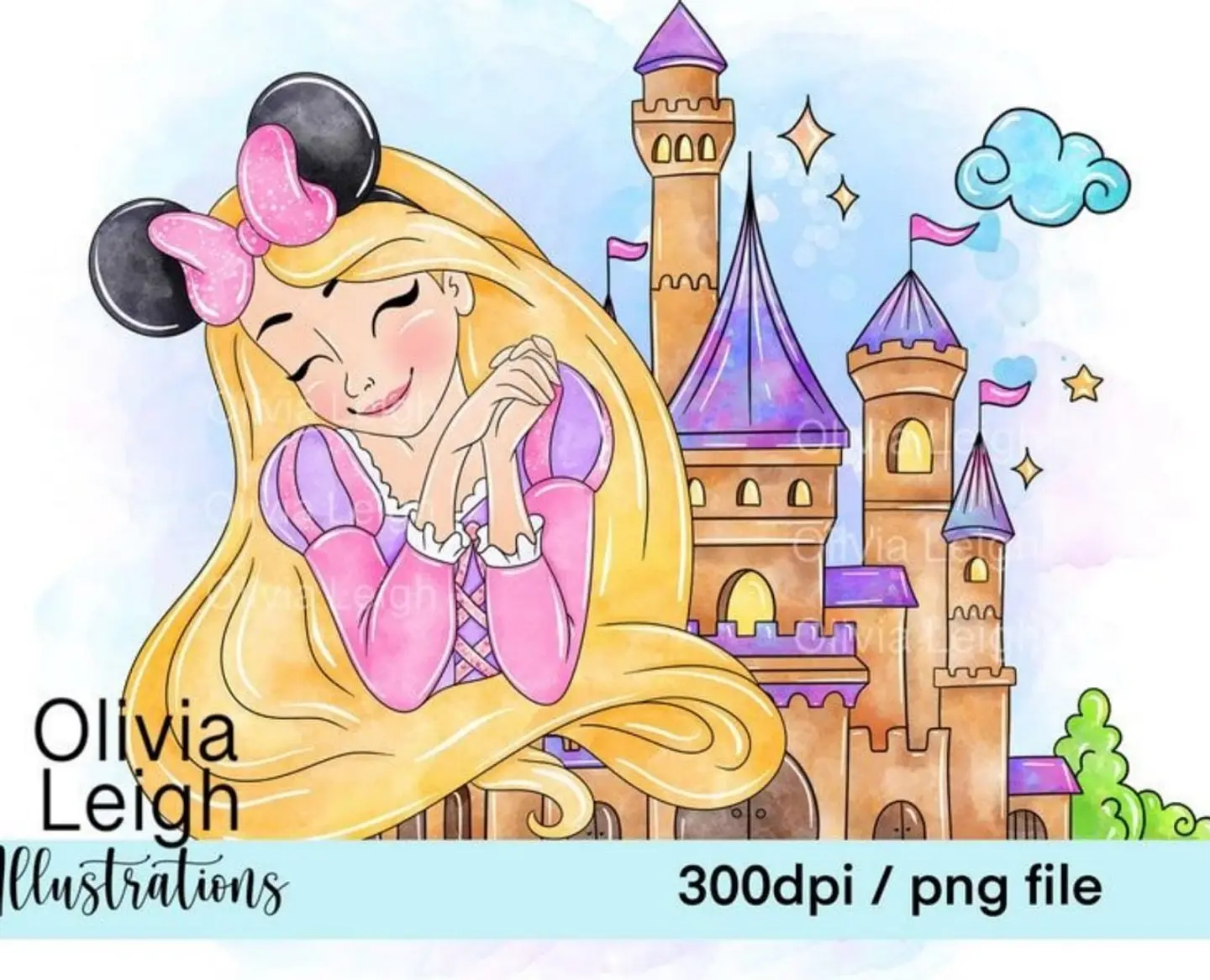 Kit Digital Rapunzel Cute 14 1
