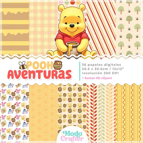 Kit Digital Ursinho Pooh 6