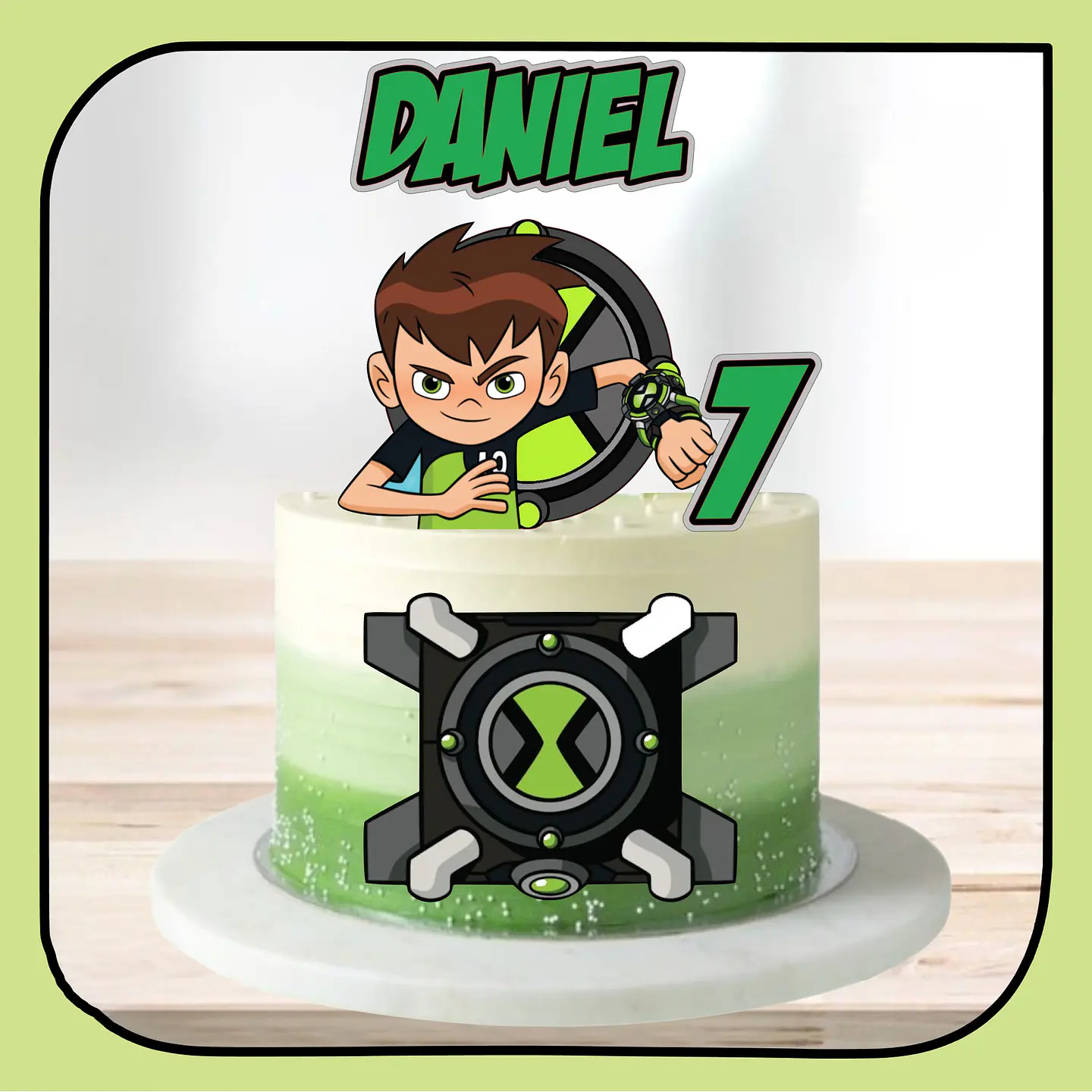 Arquivo de Corte Topo de Bolo Ben 10 8 1