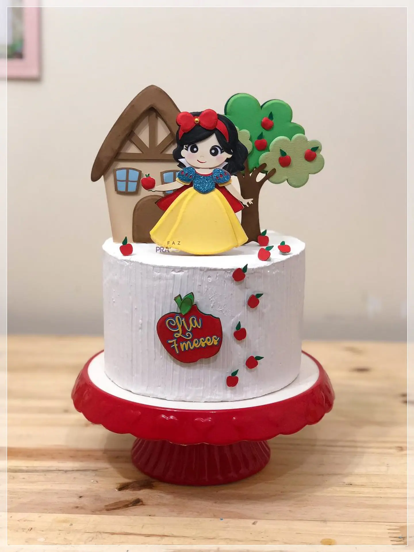 Arquivo de Corte Topo de Bolo Branca de Neve Baby Cute 9 1