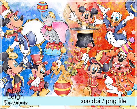 Kit Digital Mickey Circus 5
