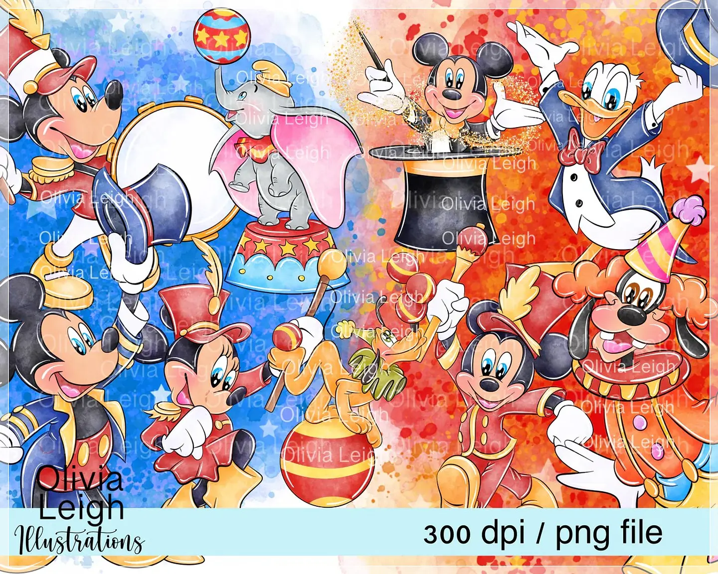 Kit Digital Mickey Circus 5 1