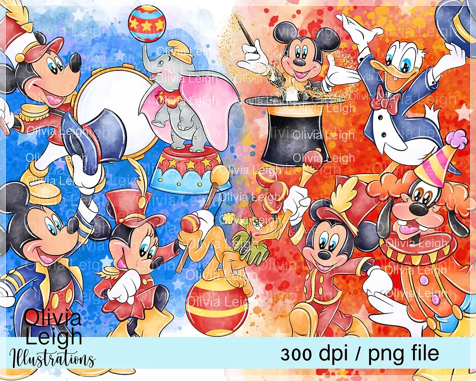 Kit Digital Mickey Circus 5 1