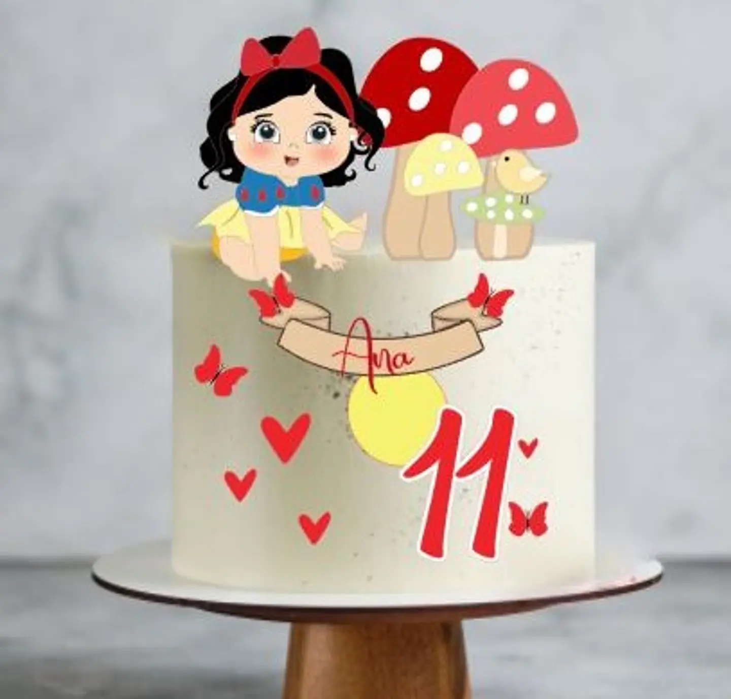 Arquivo de Corte Topo de Bolo Branca de Neve Baby Cute 16 1