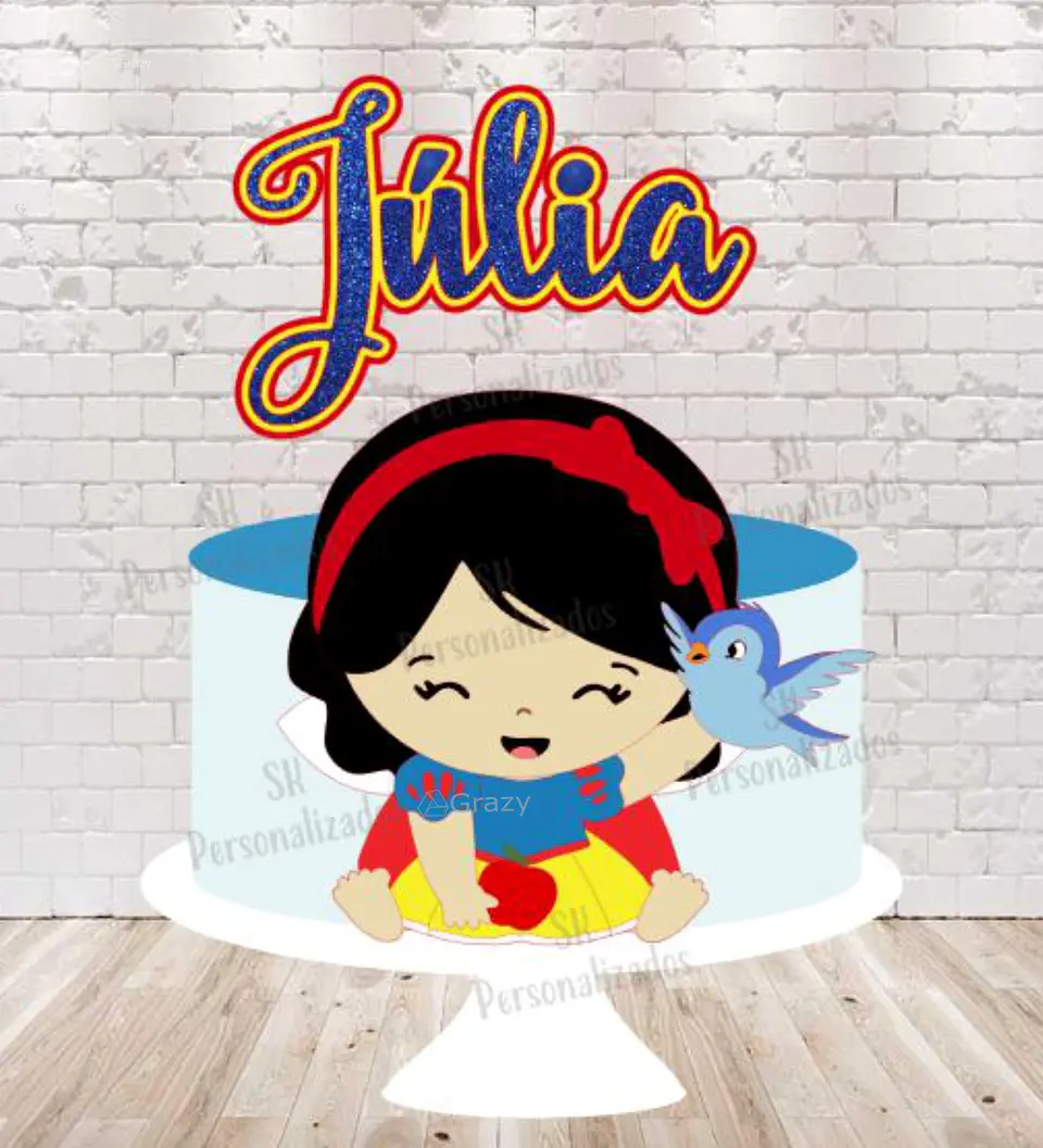 Arquivo de Corte Topo de Bolo Branca de Neve Baby Cute 13 1