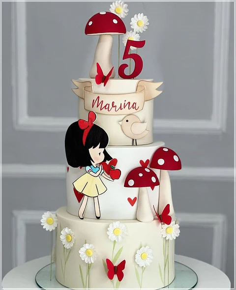 Arquivo de Corte Topo de Bolo Branca de Neve Baby Cute 12