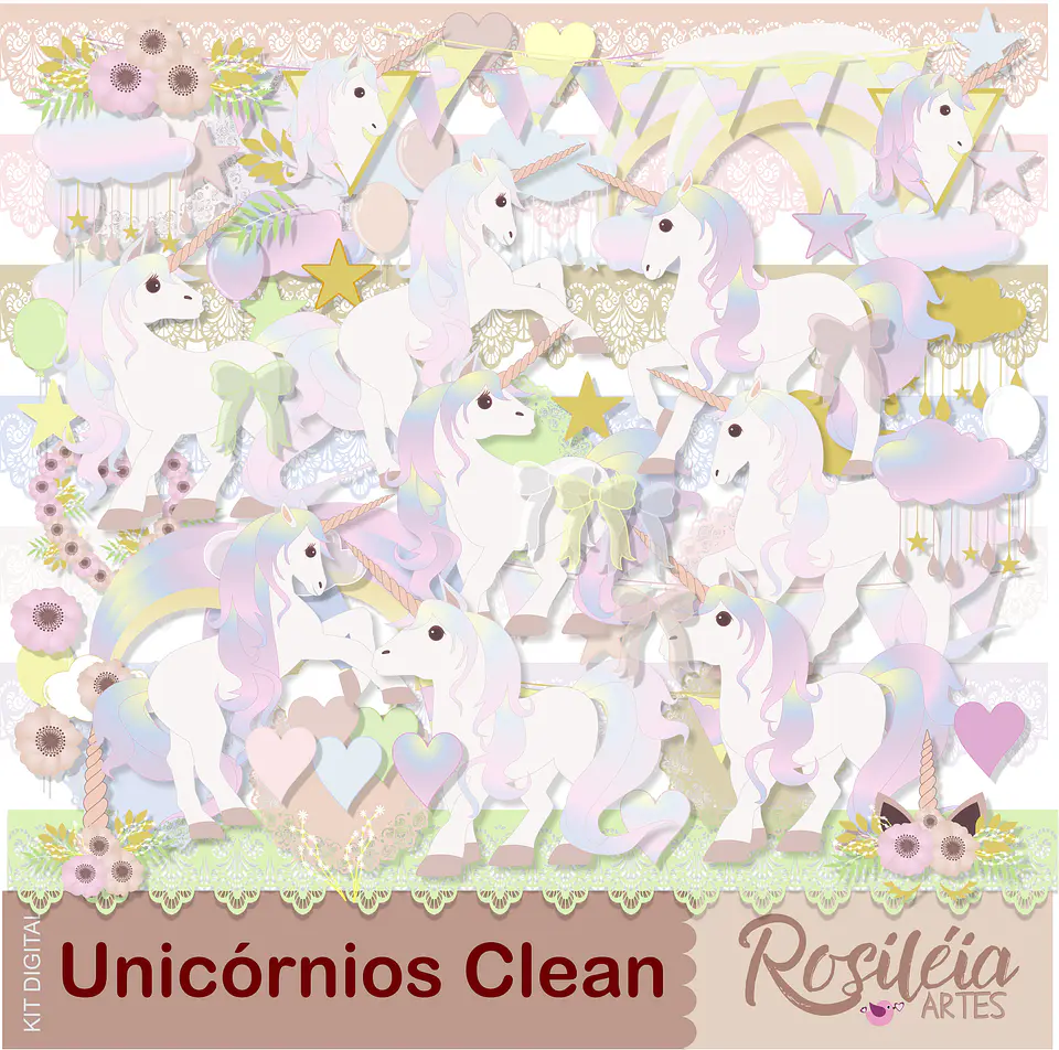 Kit Digital Unicornios Clean 97 1