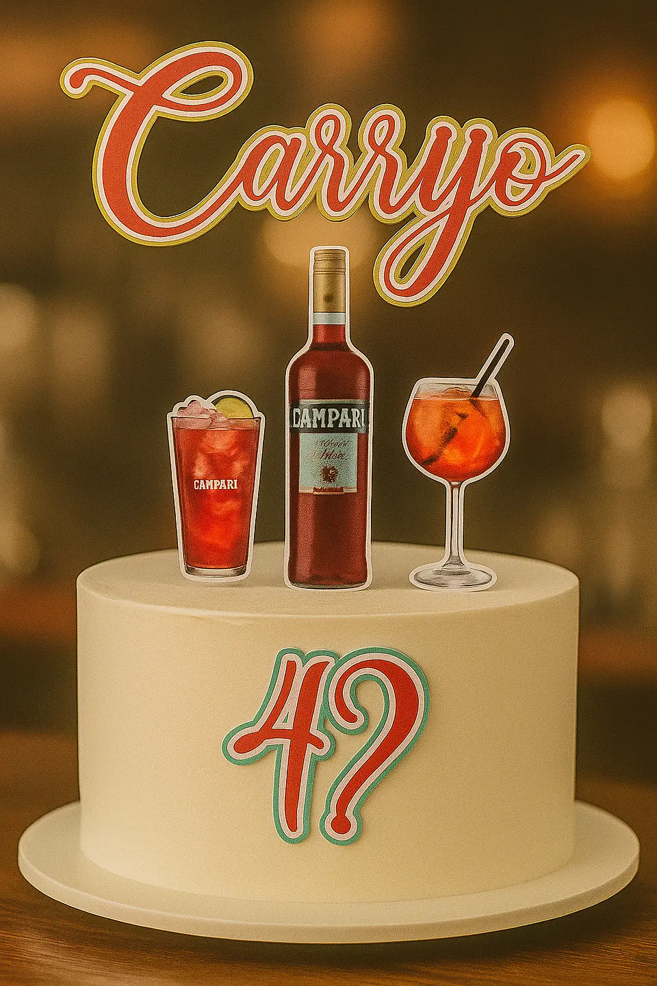 Arquivo de Corte Topo de Bolo Bebidas Campari 1 1