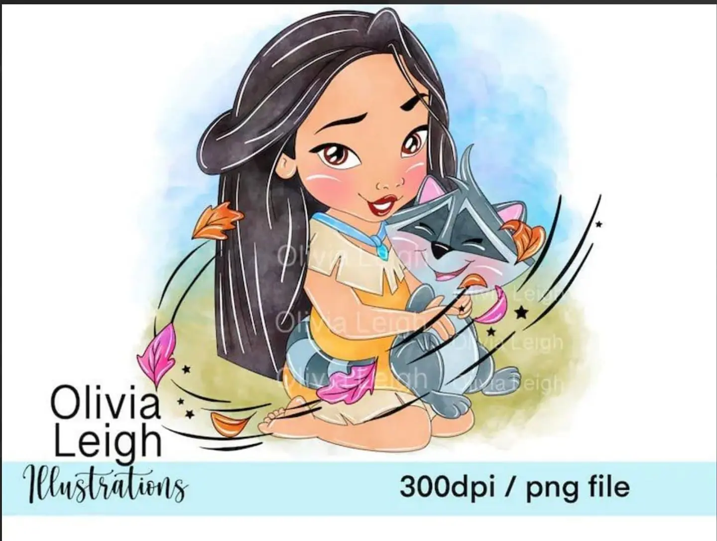 Kit Digital Princesa Pocahontas 8 1