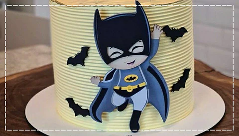Arquivo de Corte Topo de Bolo Batman Baby Cute 9