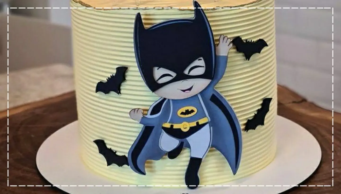 Arquivo de Corte Topo de Bolo Batman Baby Cute 9 1