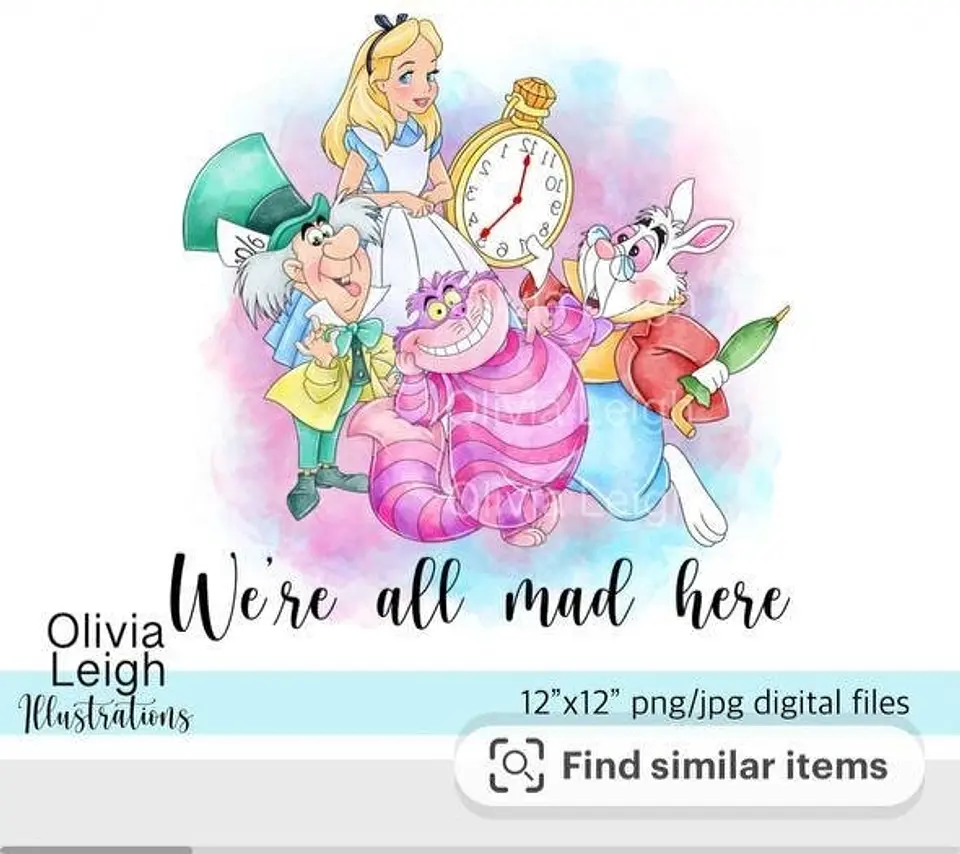 Kit Digital Alice No Pais das Maravilhas 2 1