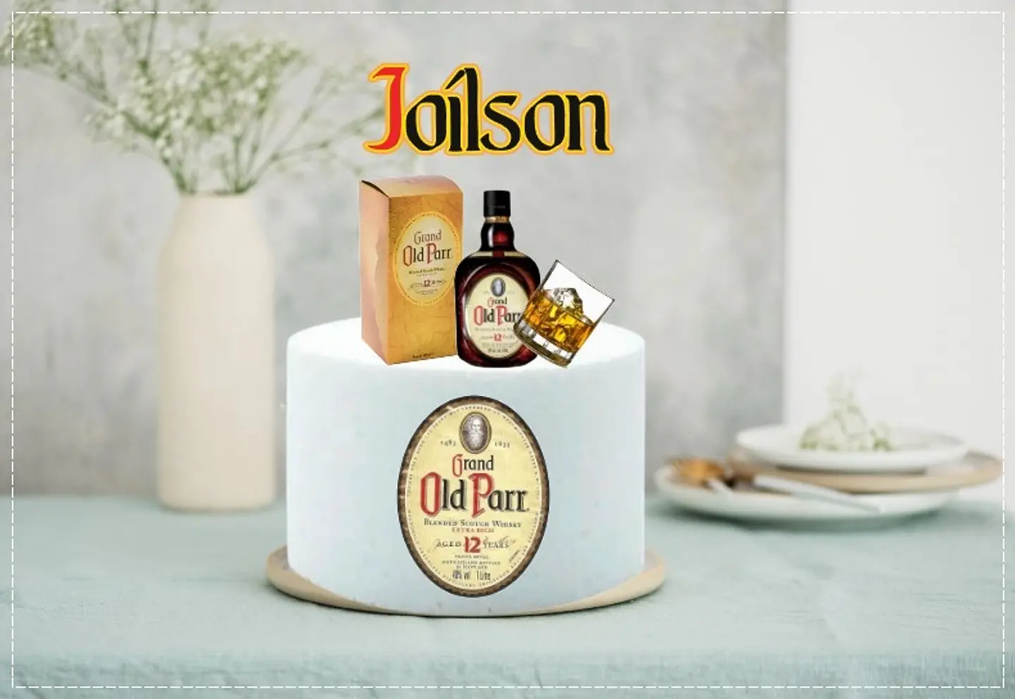 Arquivo de Corte Topo de Bolo Bebidas Whisky Uísque 4 1
