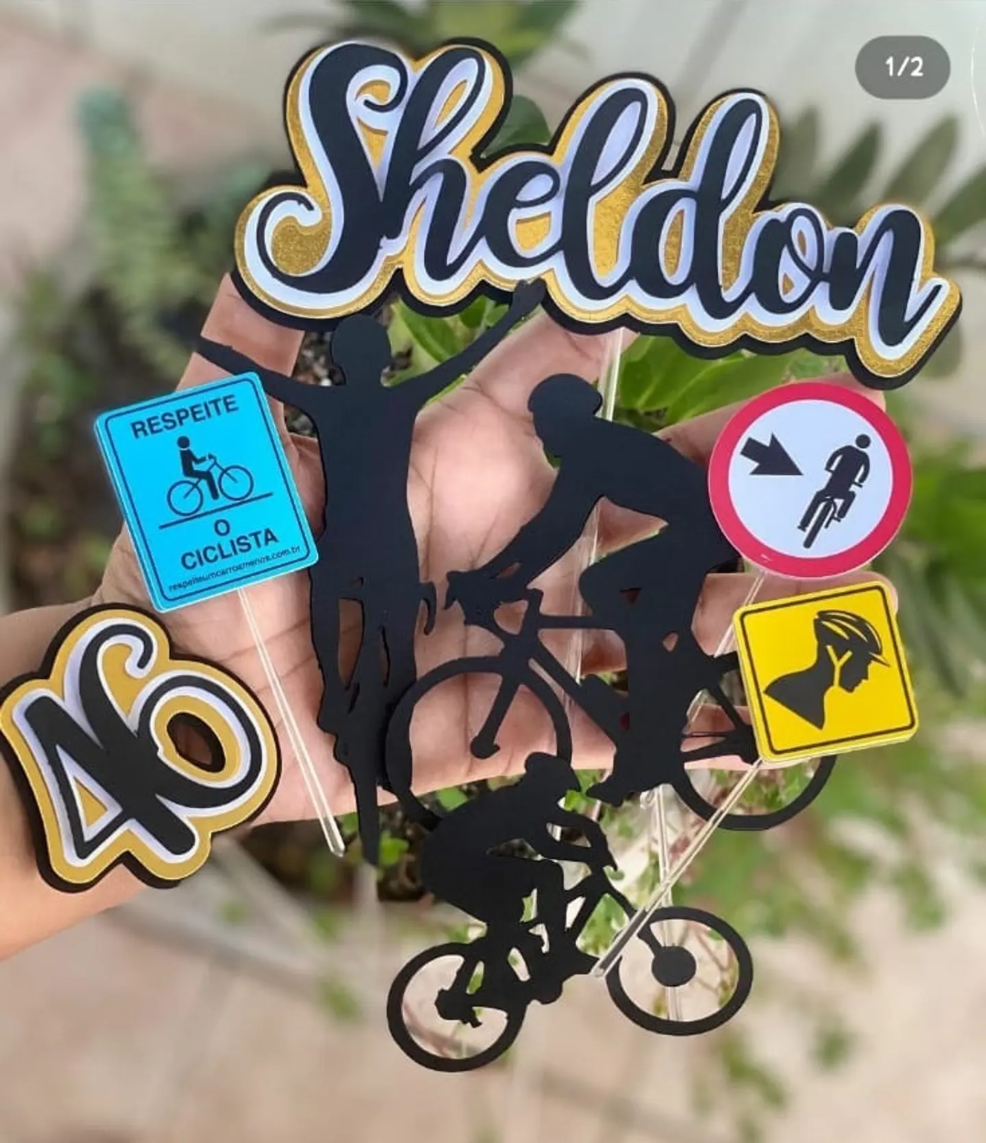 Arquivo de Corte Topo de Bolo Bicicleta Bike Ciclismo 18 1