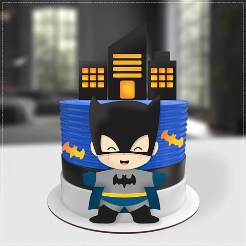 Arquivo de Corte Topo de Bolo Batman Baby Cute 6