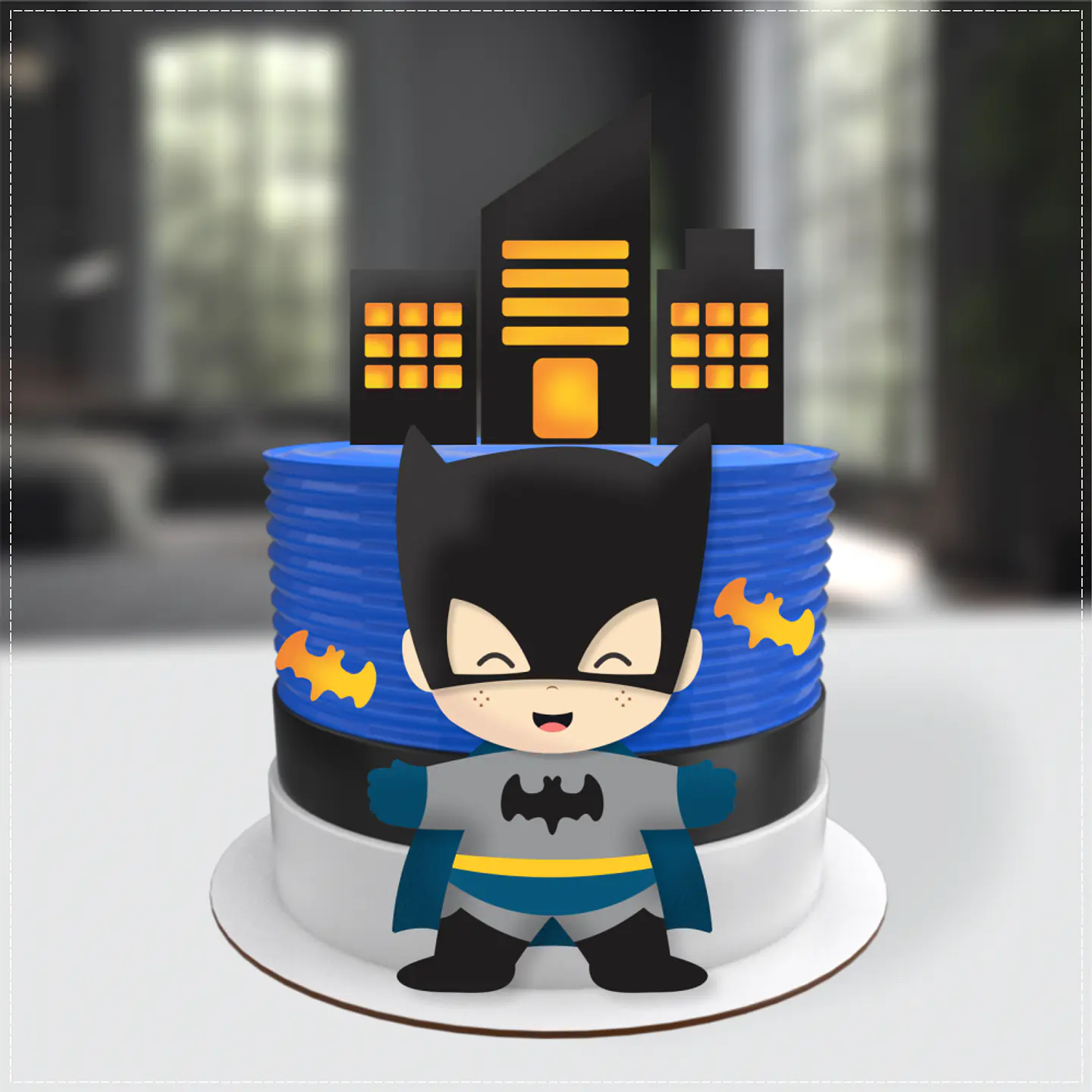 Arquivo de Corte Topo de Bolo Batman Baby Cute 6 1