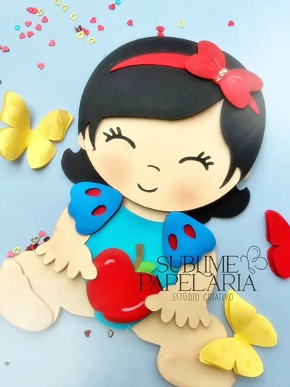 Arquivo de Corte Topo de Bolo Branca de Neve Baby Cute 26 1