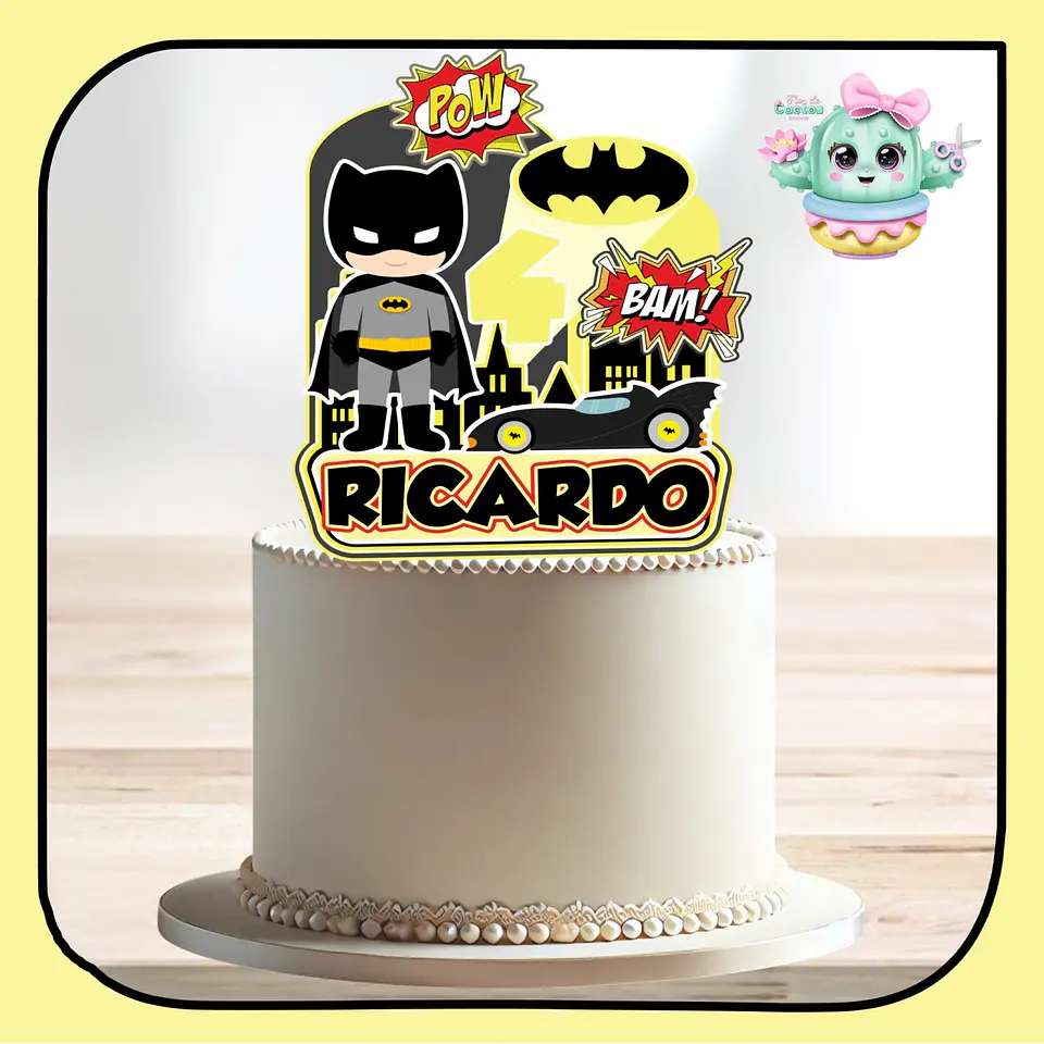 Arquivo de Corte Topo de Bolo Batman Baby Cute 11 1