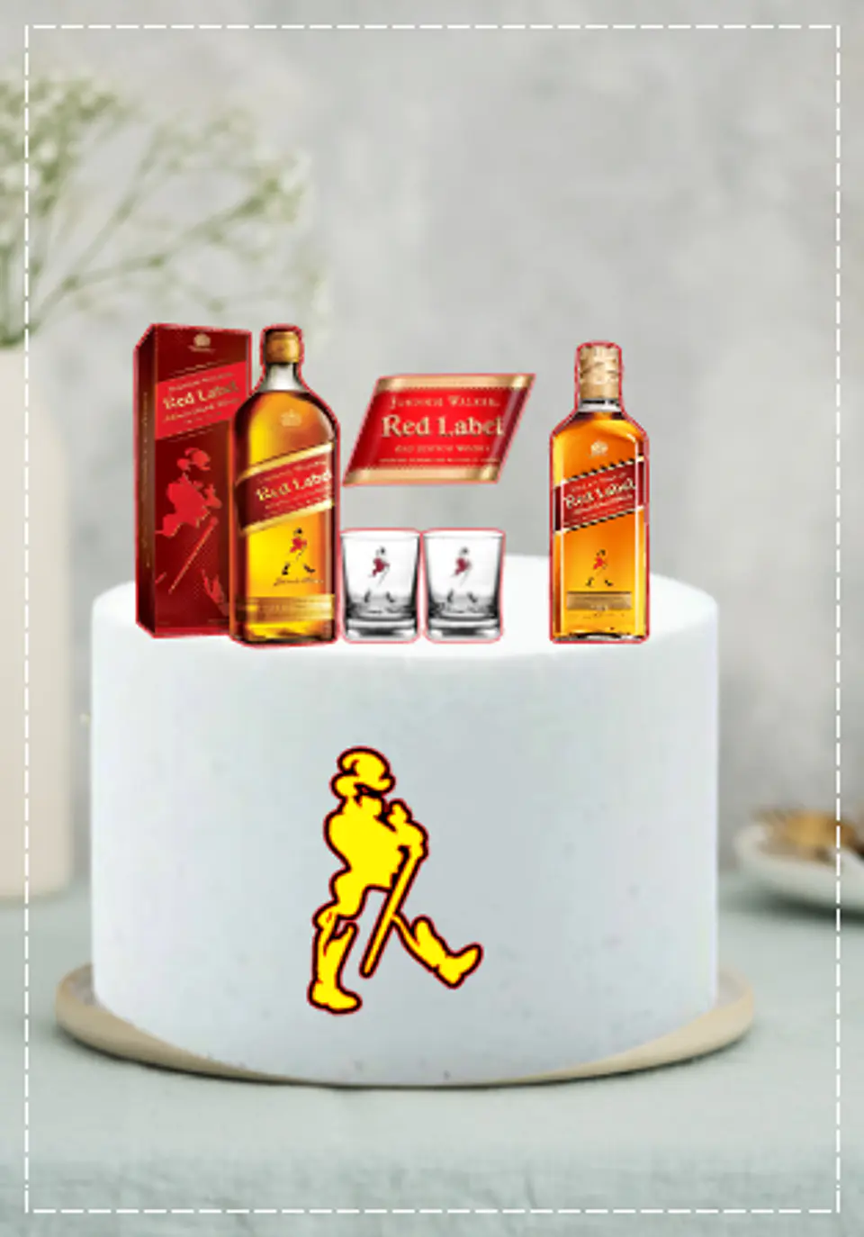 Arquivo de Corte Topo de Bolo Bebidas Whisky Uísque 3 1