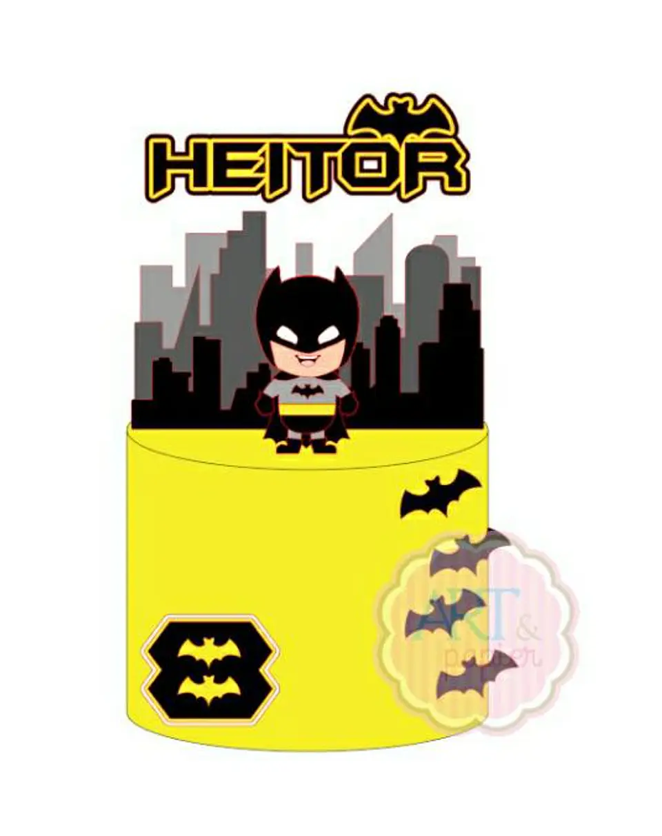 Arquivo de Corte Topo de Bolo Batman Baby Cute 10 1