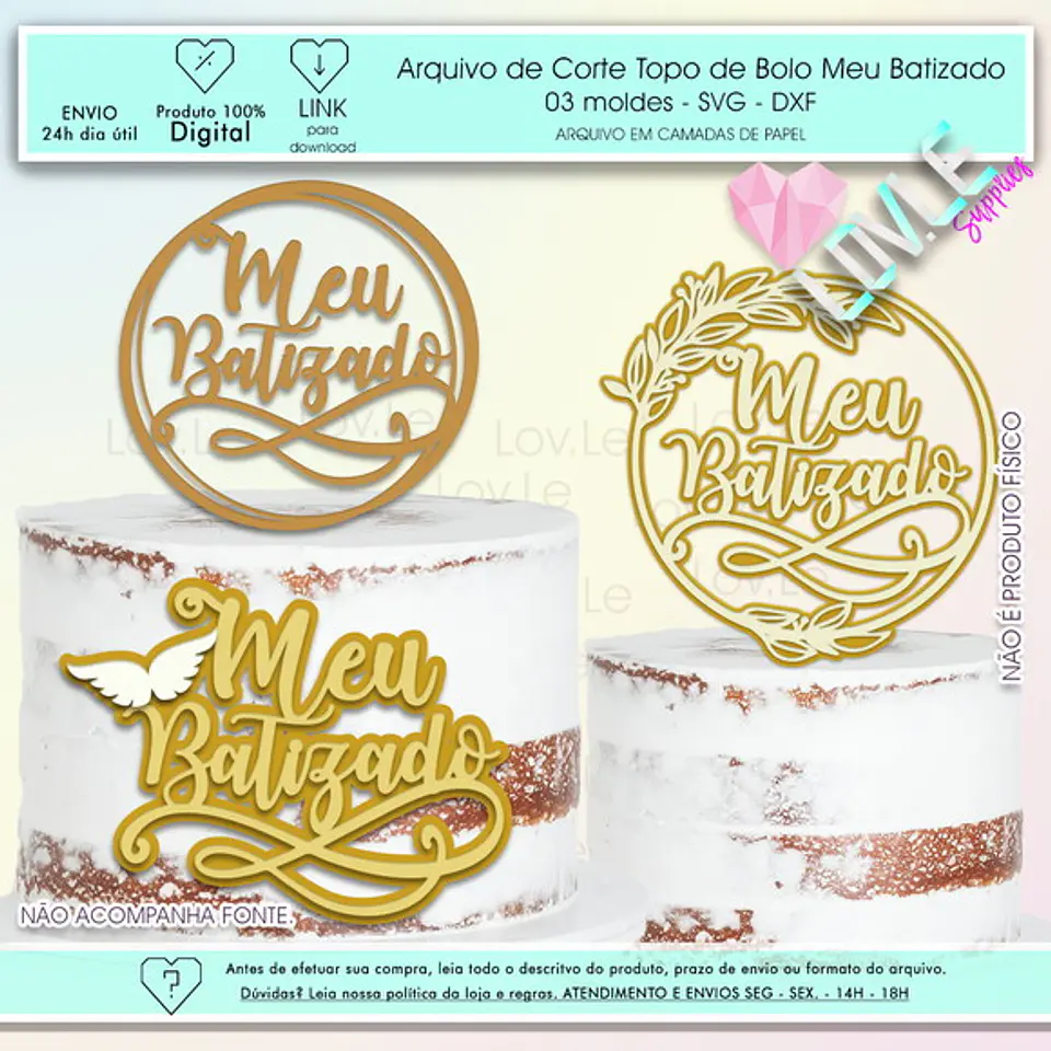 Arquivo de Corte Topo de Bolo Batismo Batizado Pomba Pombinha Cruz Espírito Santo 4 1