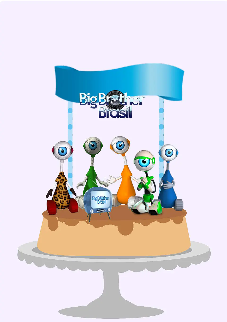 Arquivo de Corte Topo de Bolo BBB Big Brother Brasil 1 1