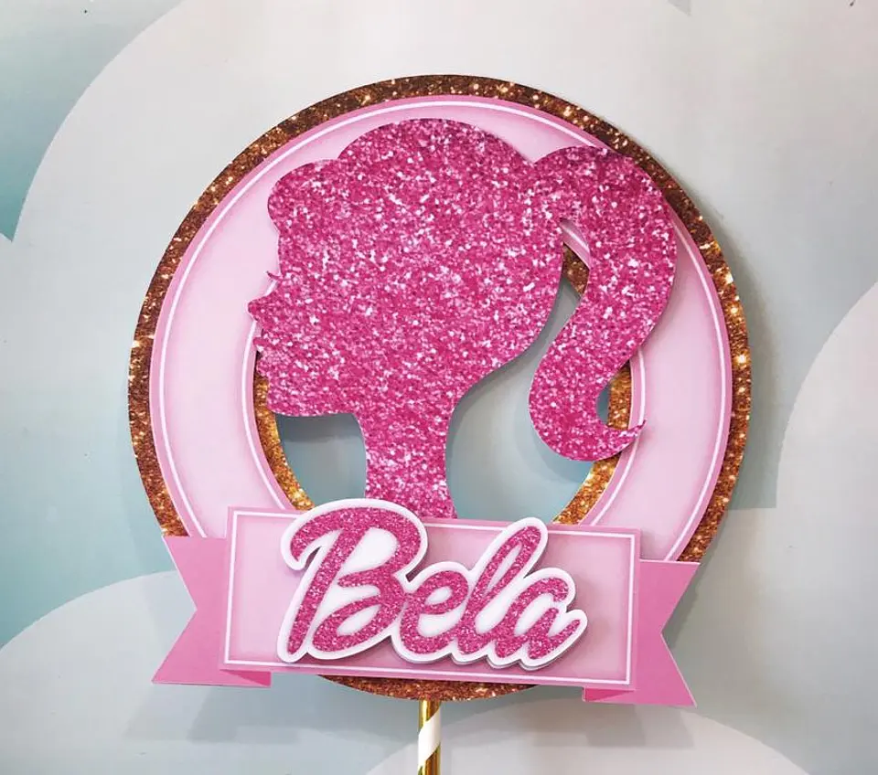 Arquivo de Corte Topo de Bolo Barbie 36 1