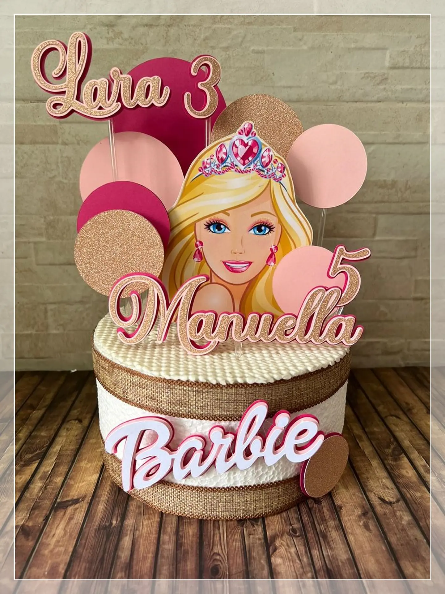 Arquivo de Corte Topo de Bolo Barbie 22 1