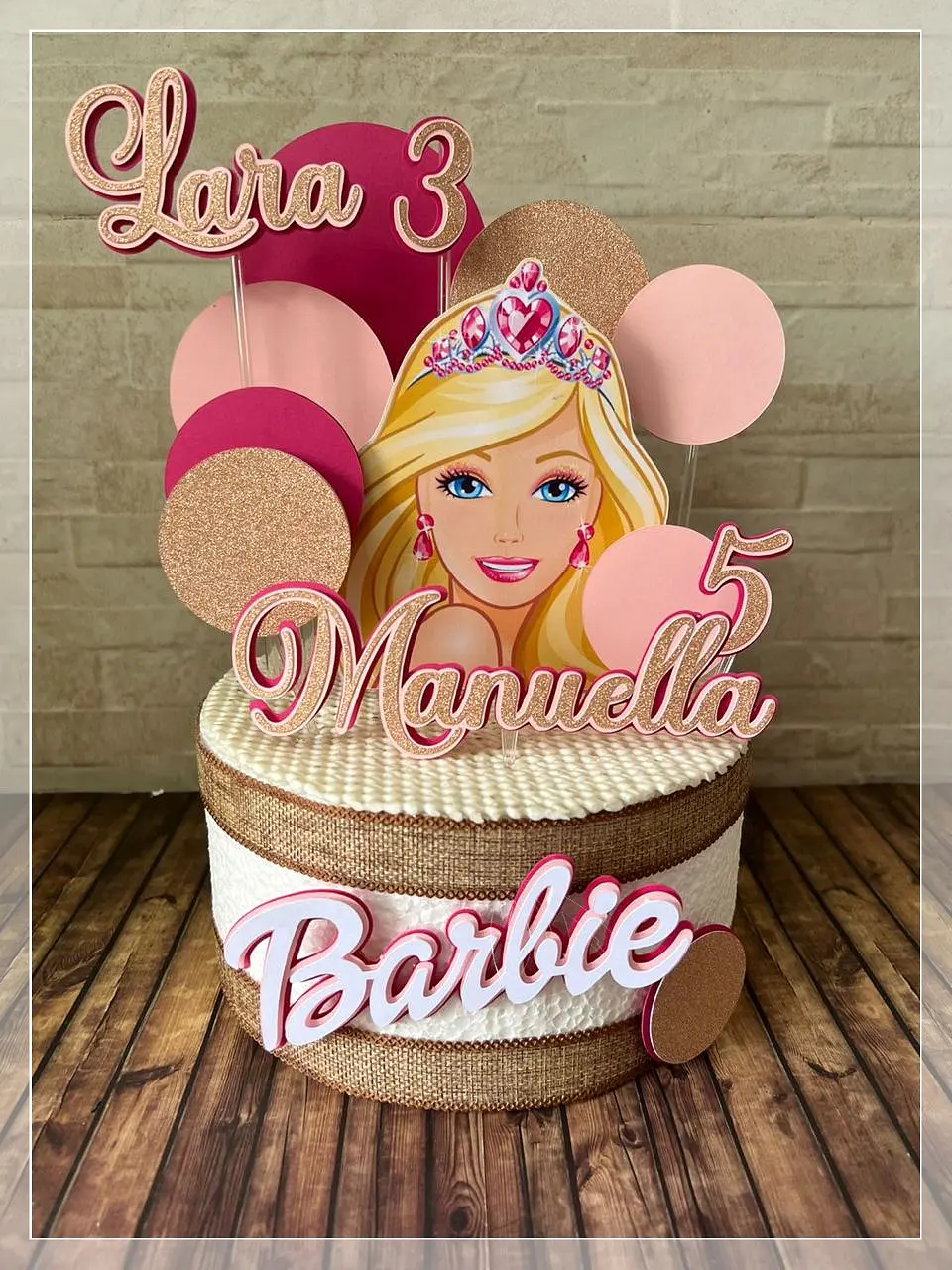 Arquivo de Corte Topo de Bolo Barbie 22 1