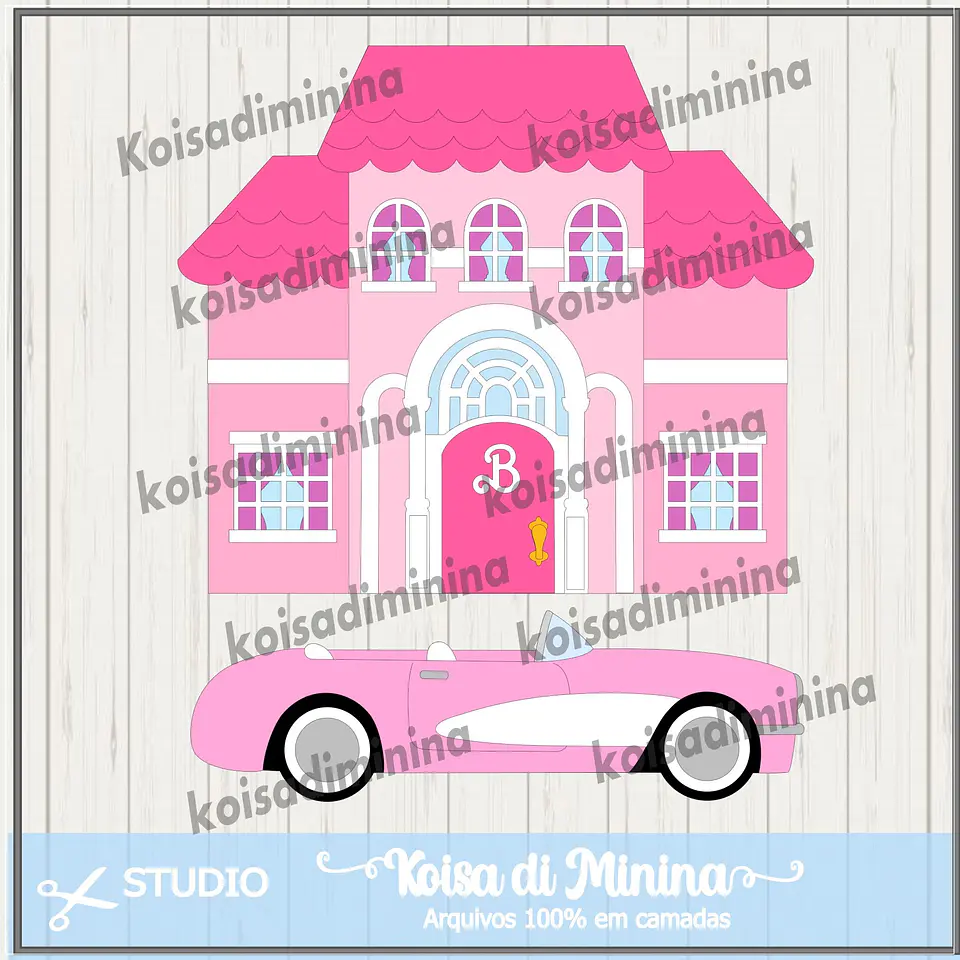 Arquivo de Corte Topo de Bolo Barbie 21 1