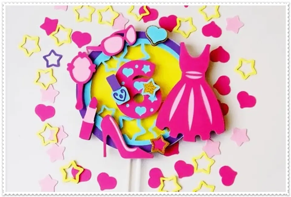 Arquivo de Corte Topo de Bolo Barbie 15 1