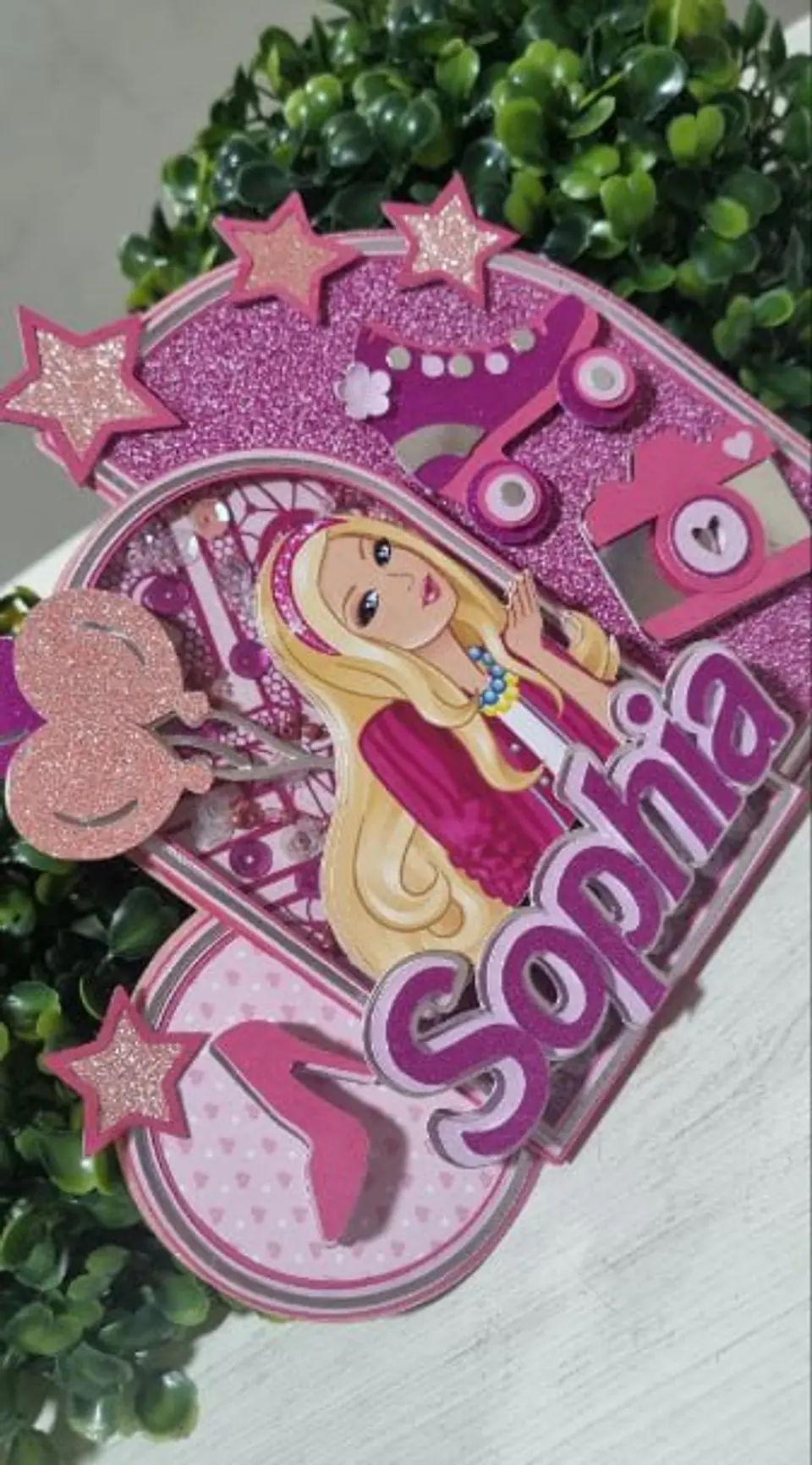 Arquivo de Corte Topo de Bolo Barbie 13 1