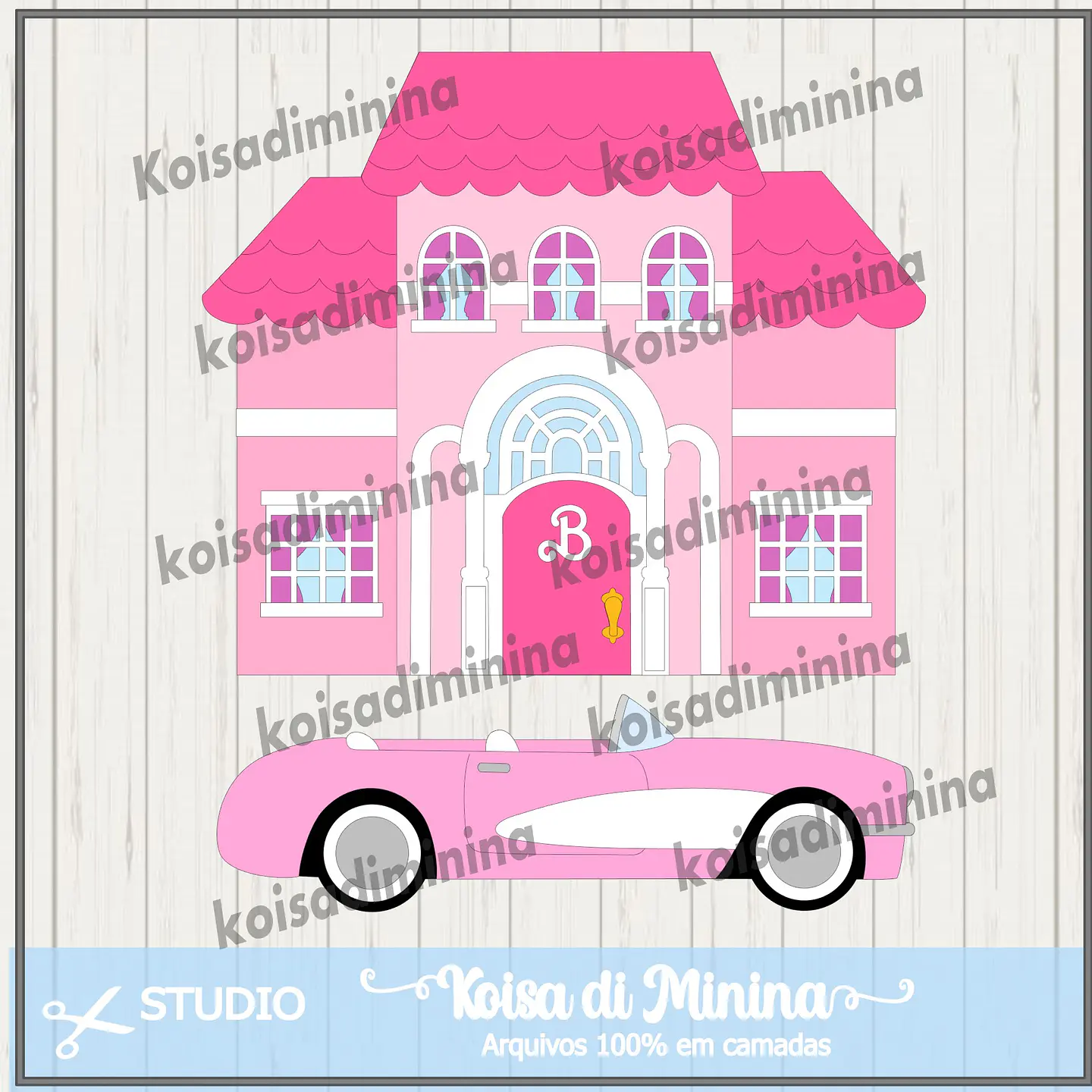 Arquivo de Corte Topo de Bolo Barbie 8 1