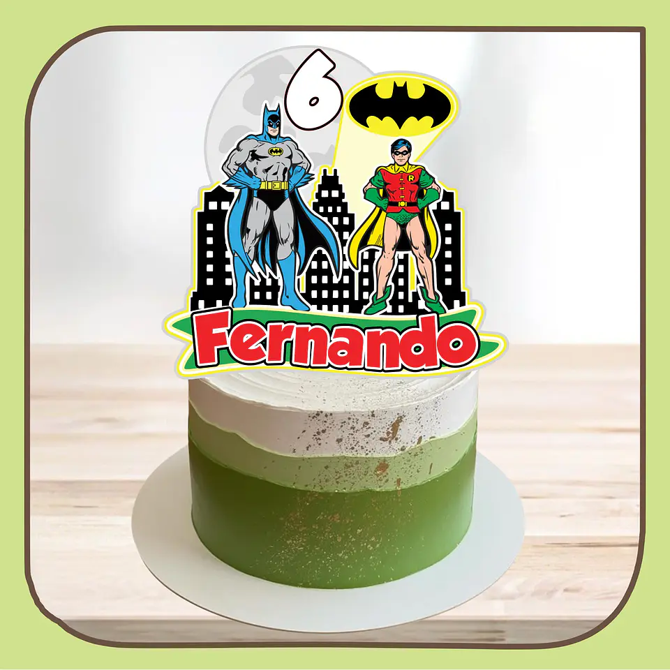 Arquivo de Corte Topo de Bolo Batman e Robin 2 1