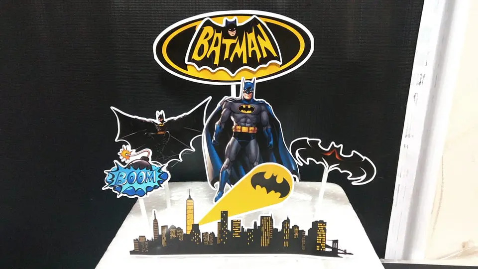 Arquivo de Corte Topo de Bolo Batman 13 1