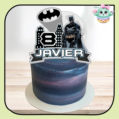 Arquivo de Corte Topo de Bolo Batman 10