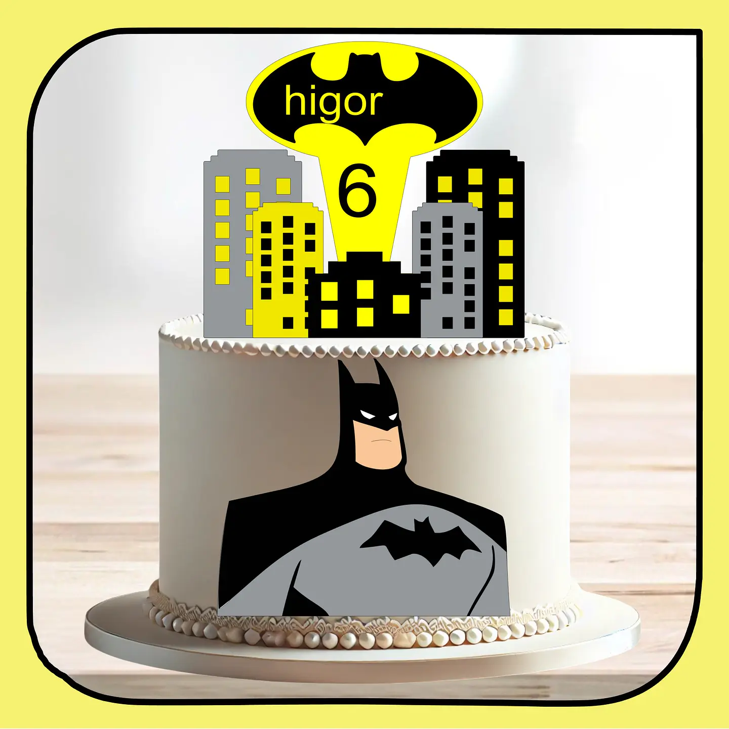 Arquivo de Corte Topo de Bolo Batman 9 1