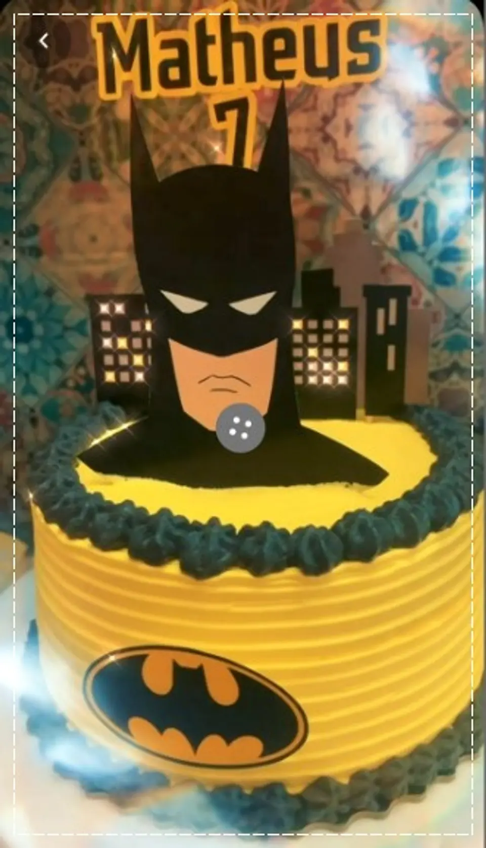 Arquivo de Corte Topo de Bolo Batman 7 1