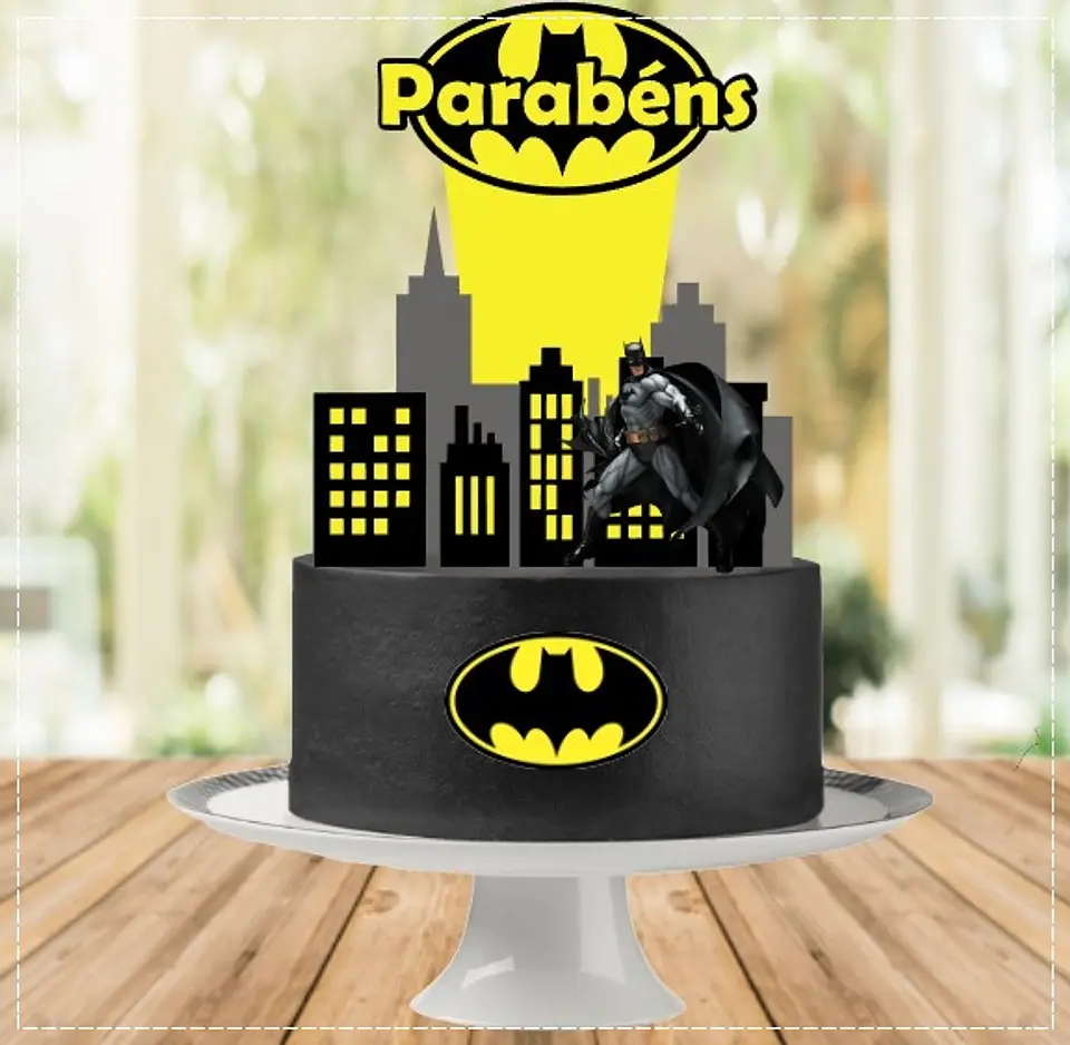 Arquivo de Corte Topo de Bolo Batman 8 1