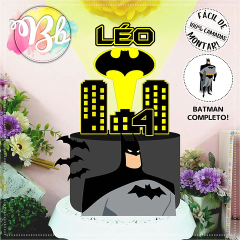 Arquivo de Corte Topo de Bolo Batman 6