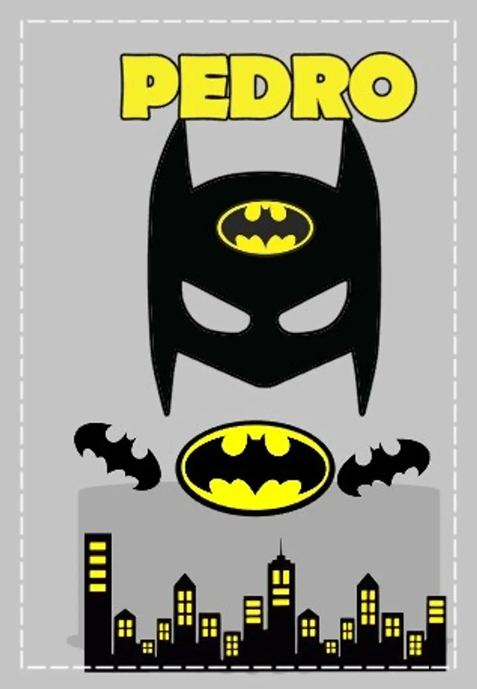 Arquivo de Corte Topo de Bolo Batman 5 1