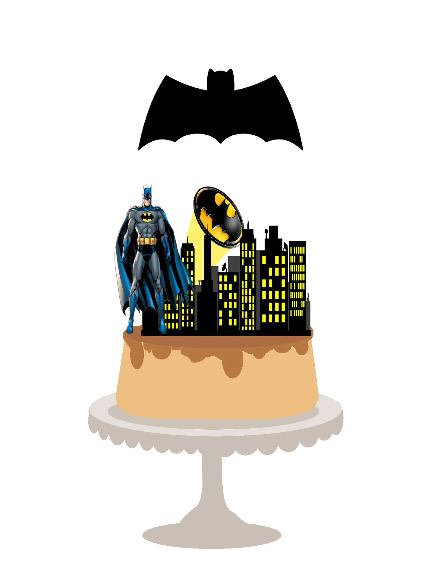 Arquivo de Corte Topo de Bolo Batman 3 1