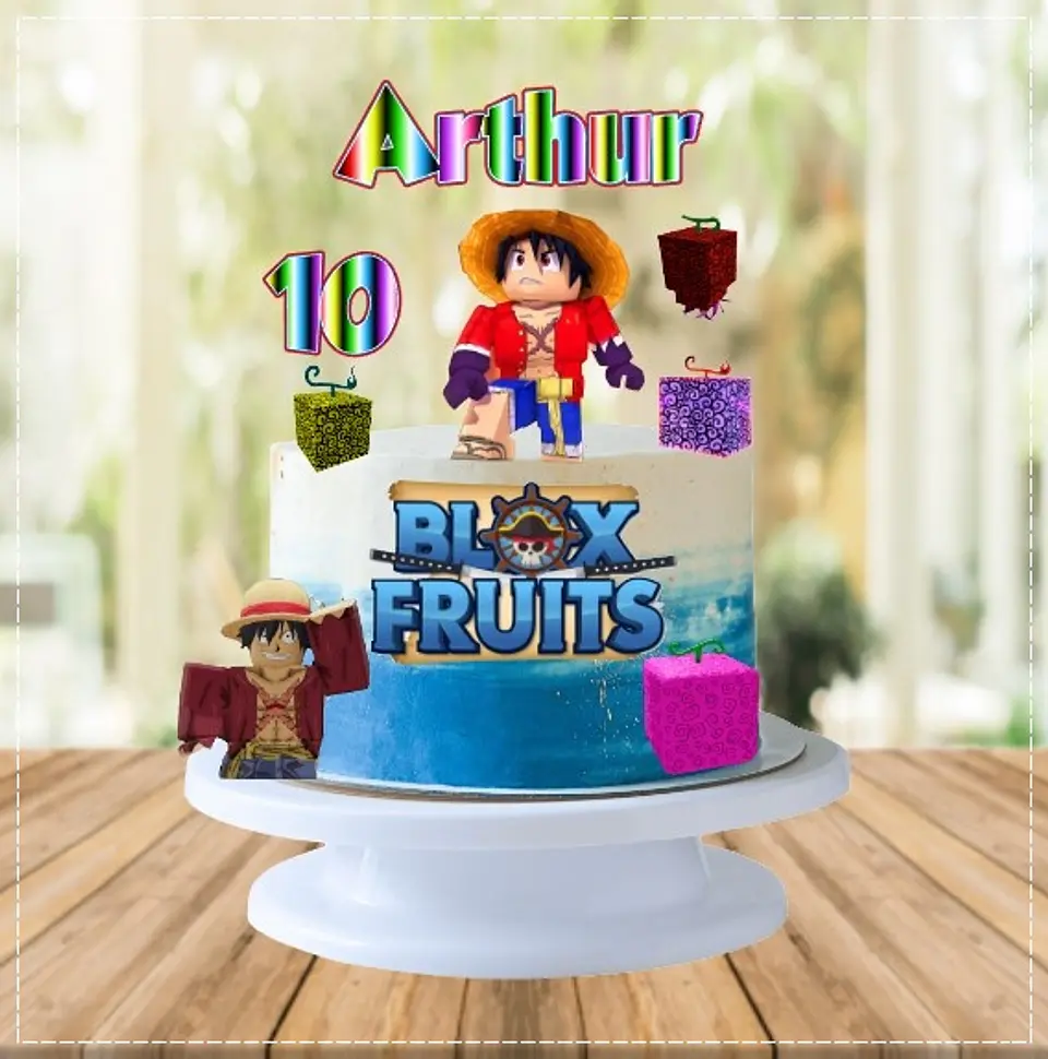 Arquivo de Corte Topo de Bolo Blox Fruit 9 1