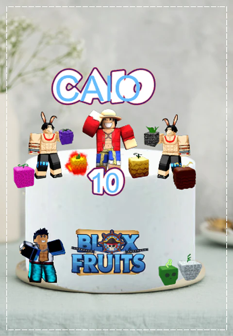 Arquivo de Corte Topo de Bolo Blox Fruit 5