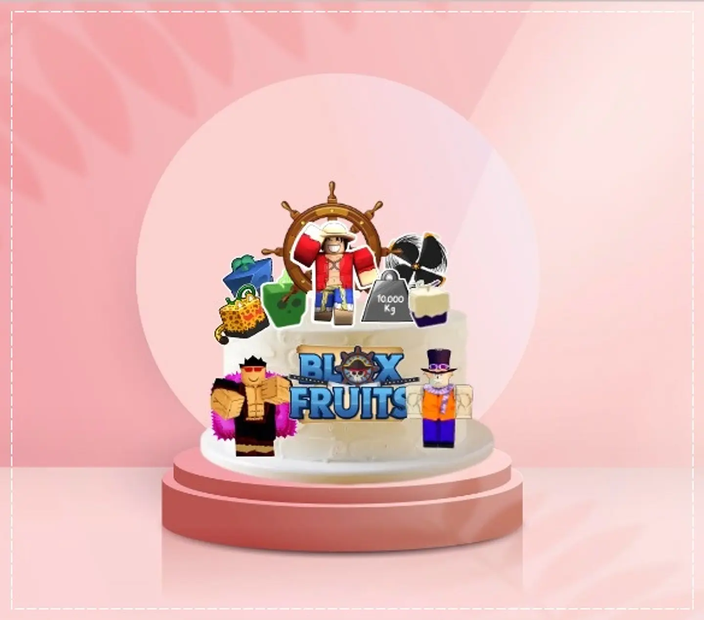 Arquivo de Corte Topo de Bolo Blox Fruit 2 1