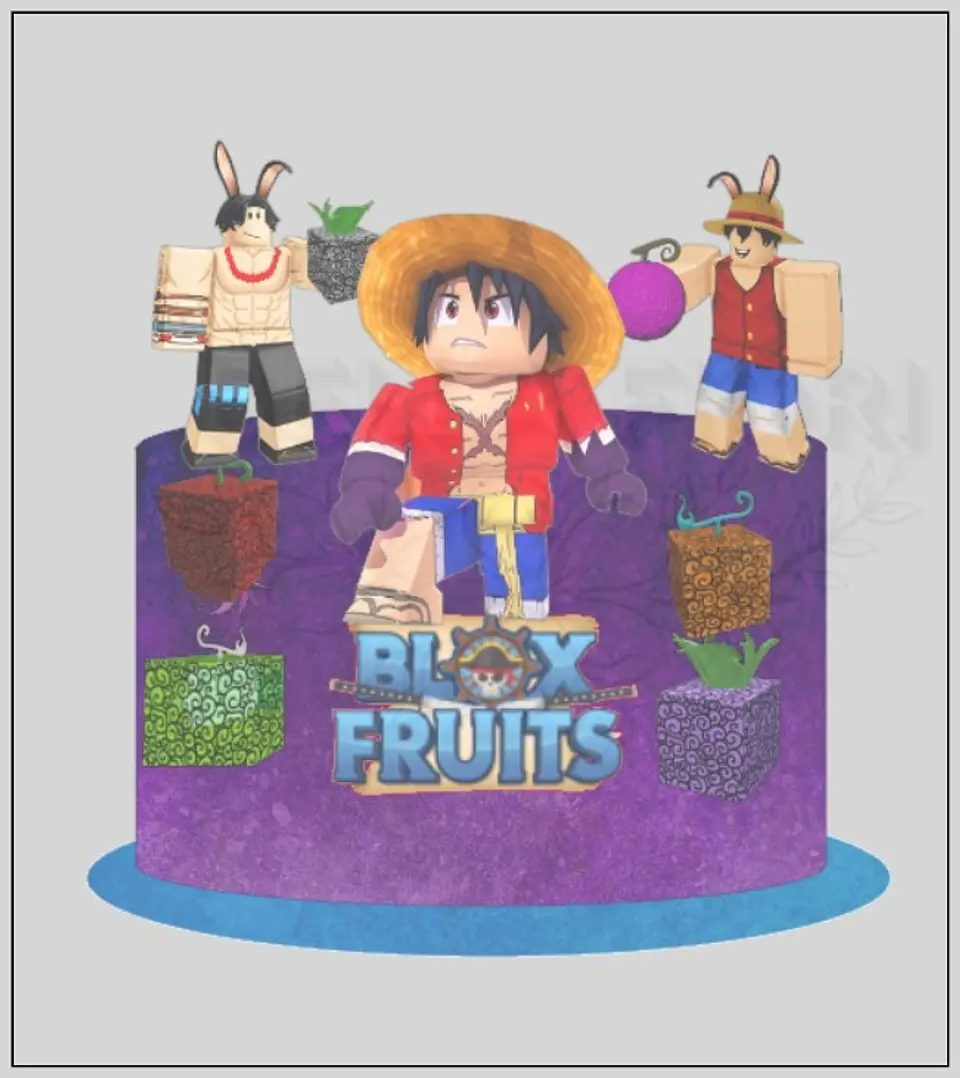 Arquivo de Corte Topo de Bolo Blox Fruit 1 1