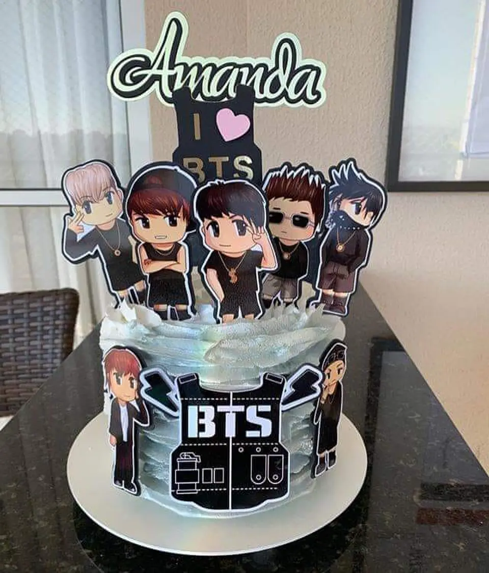Arquivo de Corte Topo de Bolo Bts 5 1
