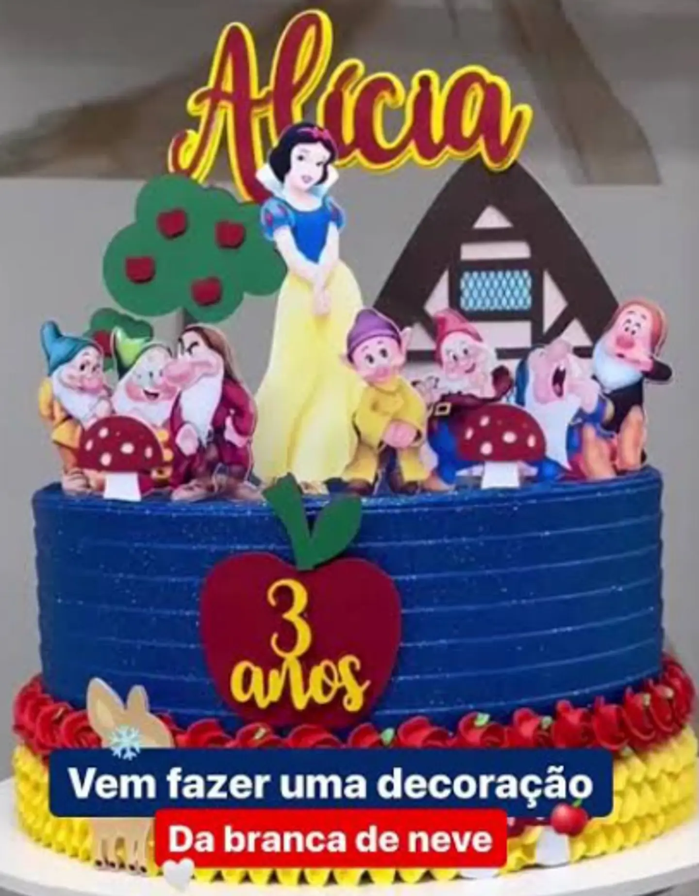 Arquivo de Corte Topo de Bolo Branca de Neve 28 1