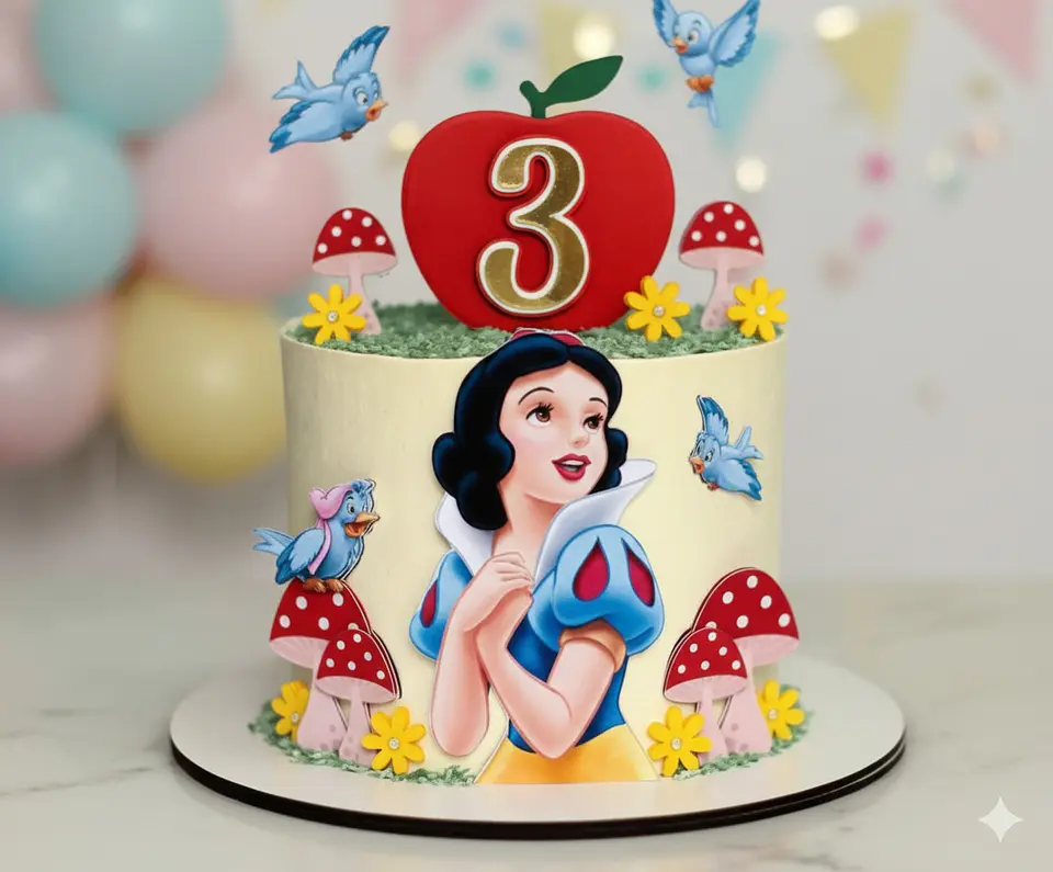 Arquivo de Corte Topo de Bolo Branca de Neve 27 1