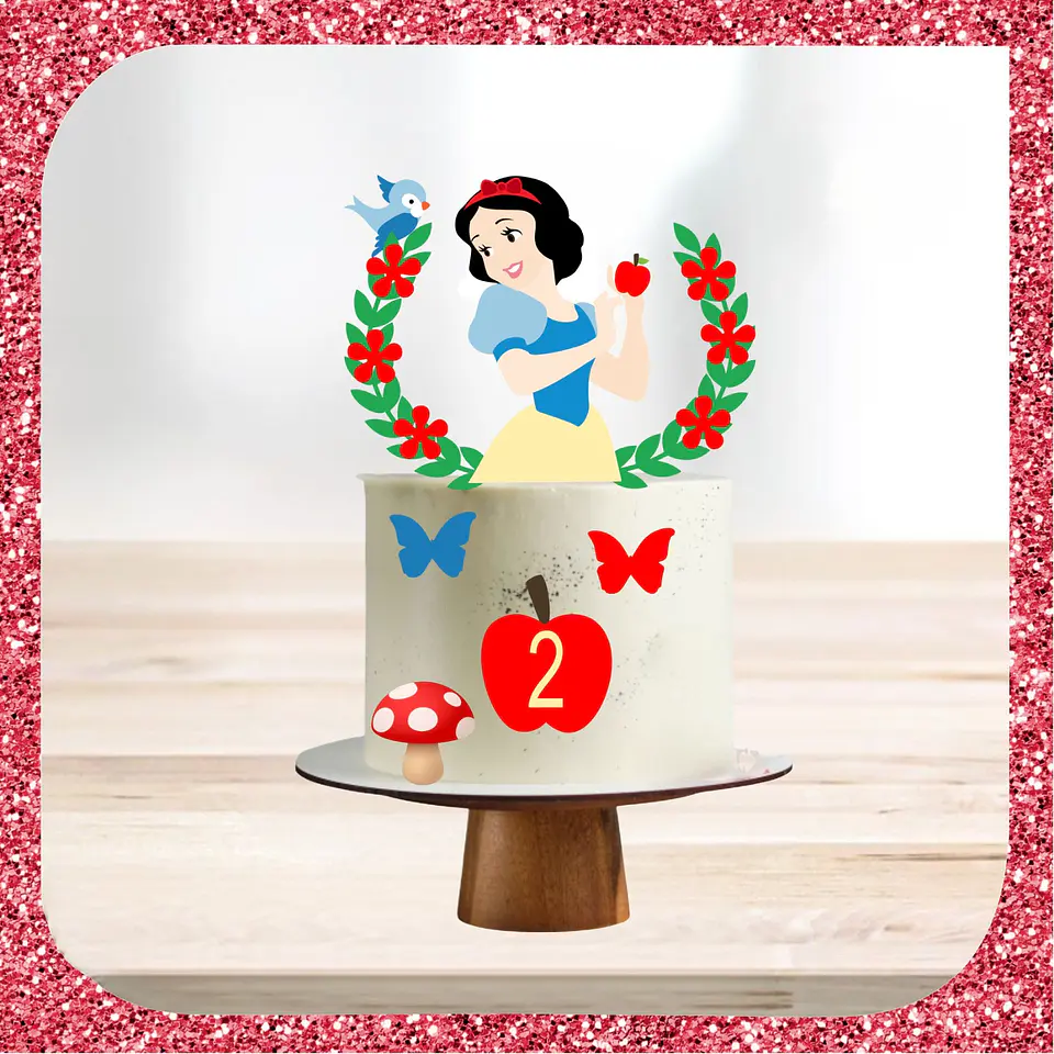 Arquivo de Corte Topo de Bolo Branca de Neve 22 1